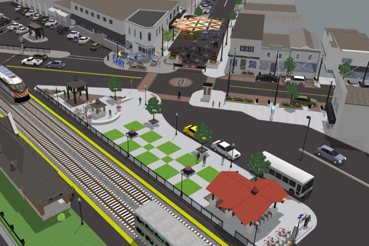 Cary Depot Plaza Rendering 2